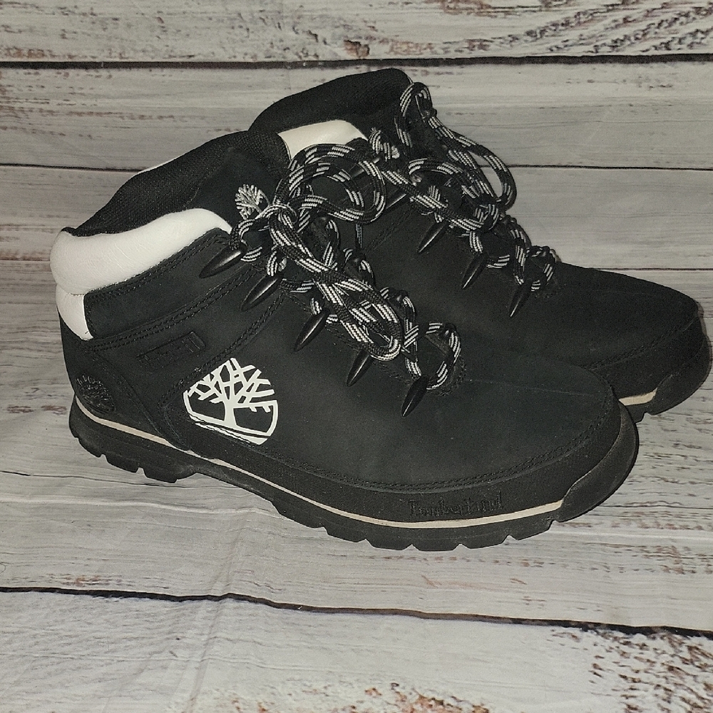 Timberland Black and White Outdoor Boots